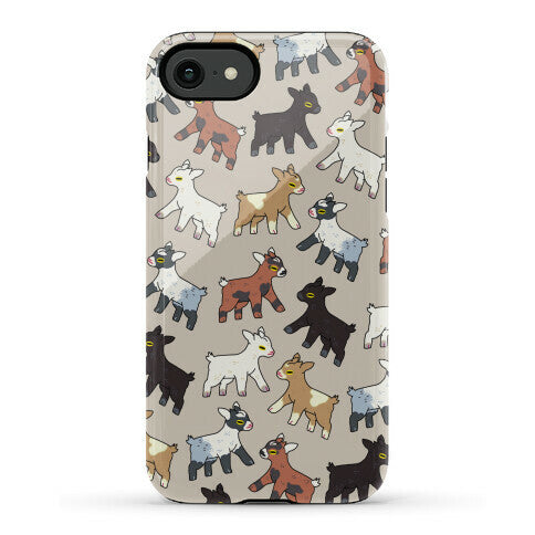 Baby Goats On Baby Goats Pattern Phone Case