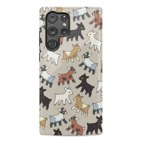 Baby Goats On Baby Goats Pattern Phone Case