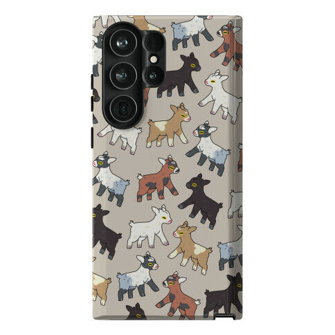 Baby Goats On Baby Goats Pattern Phone Case