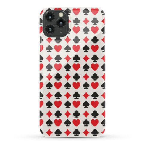 Card Deck Symbols Pattern Phone Case