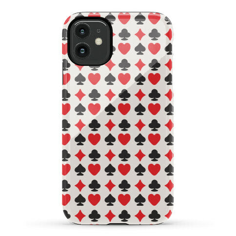 Card Deck Symbols Pattern Phone Case