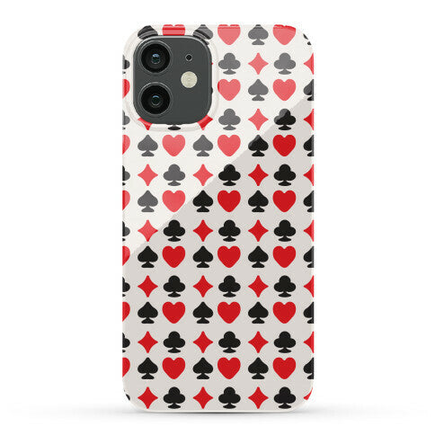 Card Deck Symbols Pattern Phone Case