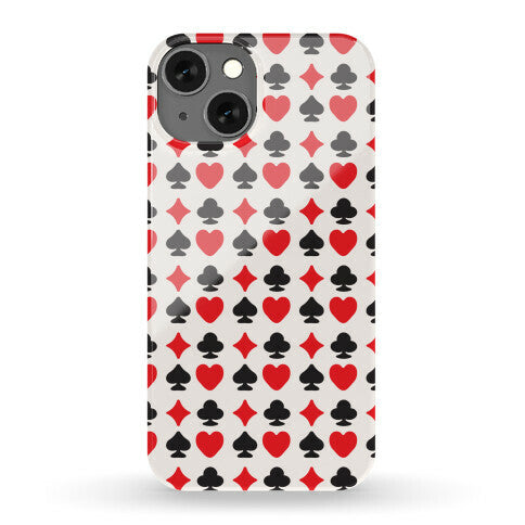 Card Deck Symbols Pattern Phone Case