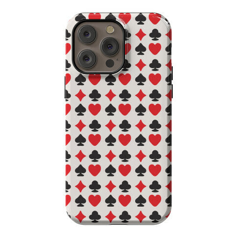 Card Deck Symbols Pattern Phone Case