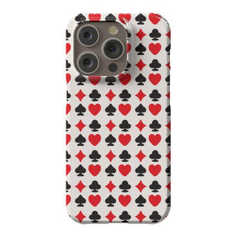 Card Deck Symbols Pattern Phone Case