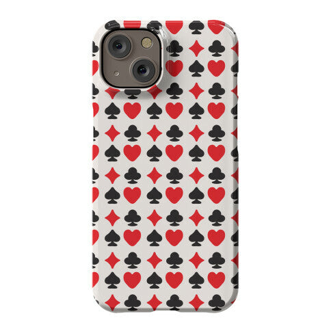 Card Deck Symbols Pattern Phone Case