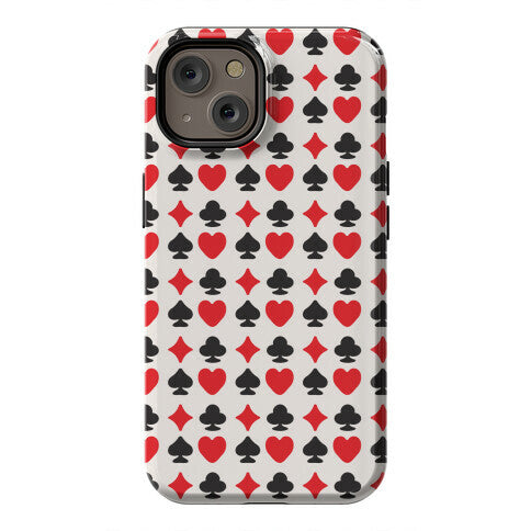 Card Deck Symbols Pattern Phone Case