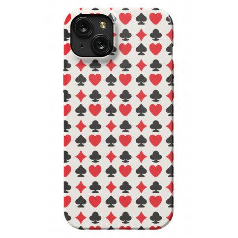 Card Deck Symbols Pattern Phone Case