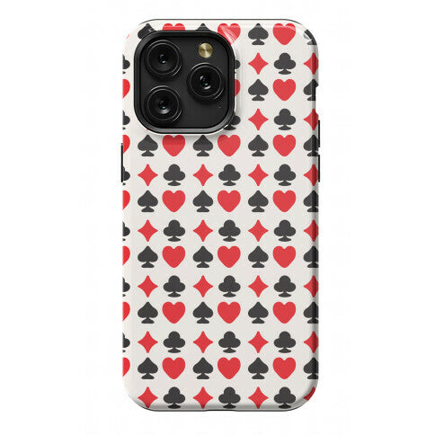 Card Deck Symbols Pattern Phone Case