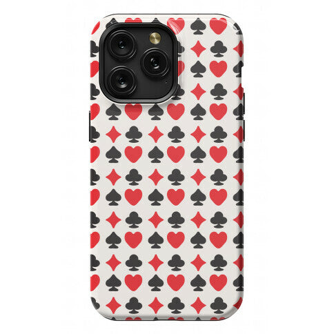 Card Deck Symbols Pattern Phone Case