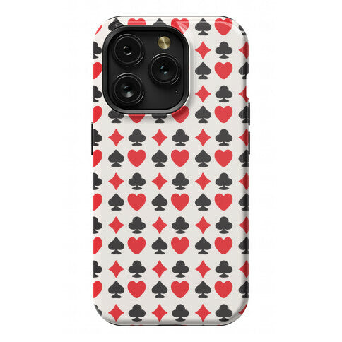 Card Deck Symbols Pattern Phone Case