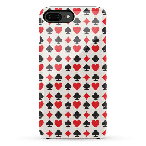 Card Deck Symbols Pattern Phone Case