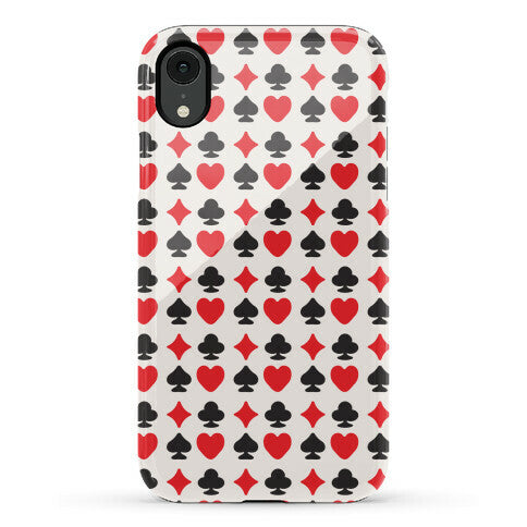 Card Deck Symbols Pattern Phone Case