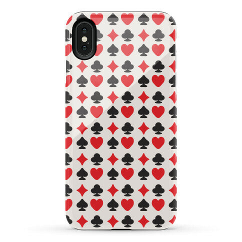 Card Deck Symbols Pattern Phone Case