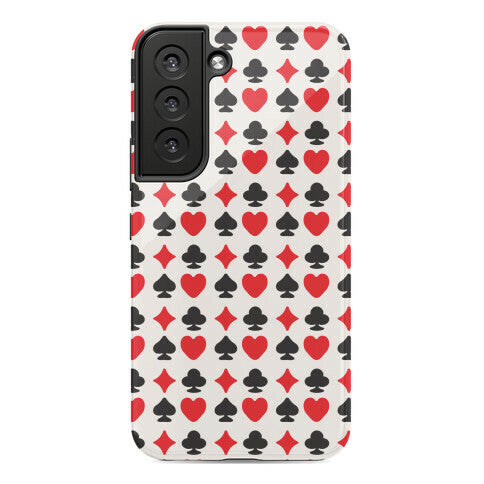 Card Deck Symbols Pattern Phone Case