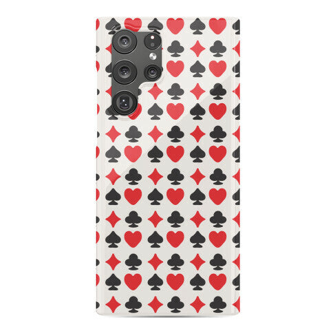 Card Deck Symbols Pattern Phone Case