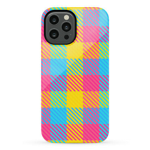 Pan Pride Flag Plaid Phone Case