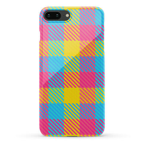 Pan Pride Flag Plaid Phone Case
