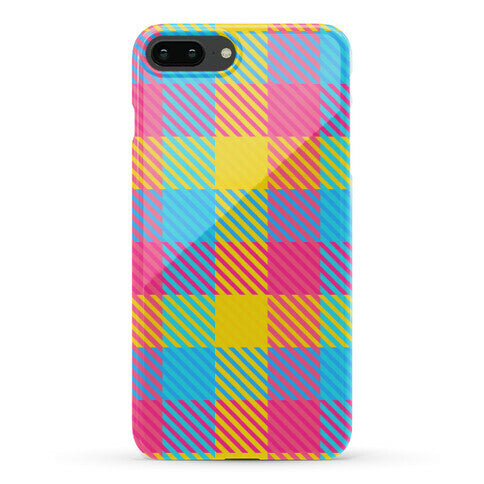 Pan Pride Flag Plaid Phone Case