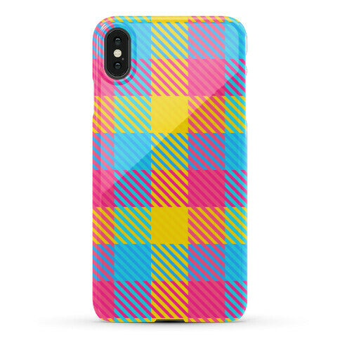 Pan Pride Flag Plaid Phone Case