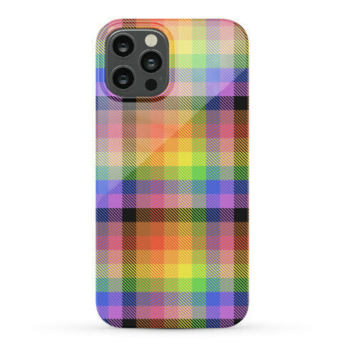 Pride Flag Plaid Phone Case