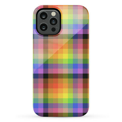 Pride Flag Plaid Phone Case