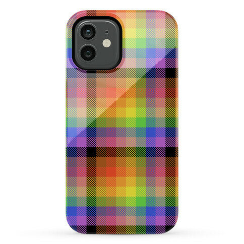 Pride Flag Plaid Phone Case