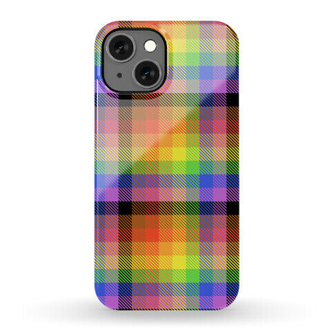 Pride Flag Plaid Phone Case