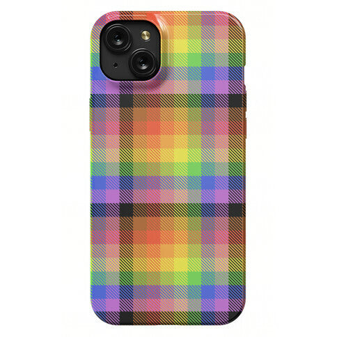Pride Flag Plaid Phone Case