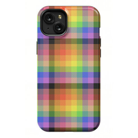 Pride Flag Plaid Phone Case