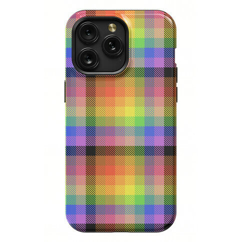 Pride Flag Plaid Phone Case