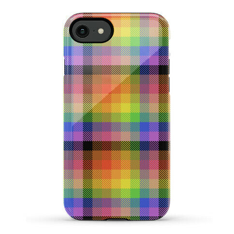 Pride Flag Plaid Phone Case
