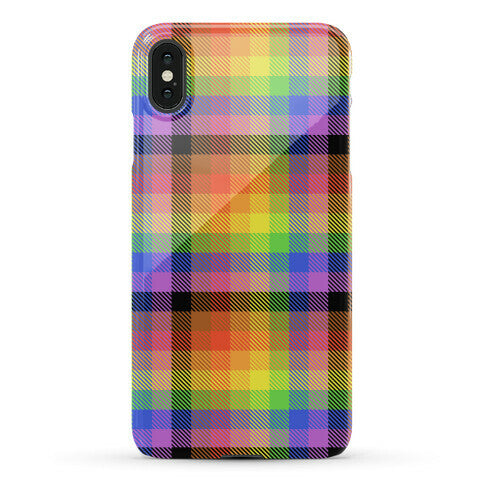 Pride Flag Plaid Phone Case