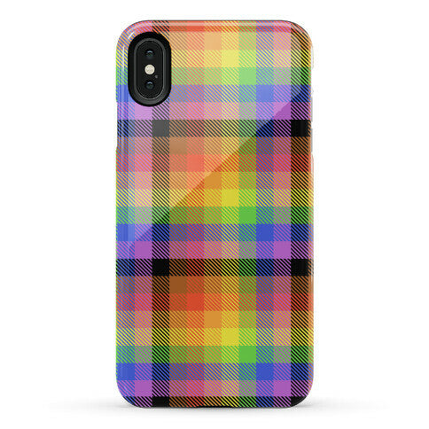 Pride Flag Plaid Phone Case