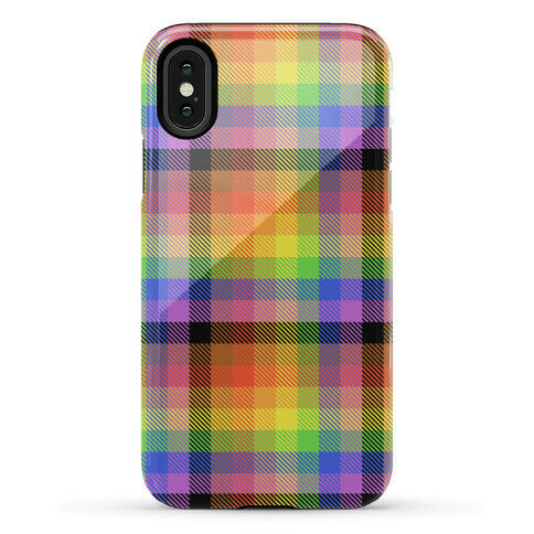 Pride Flag Plaid Phone Case
