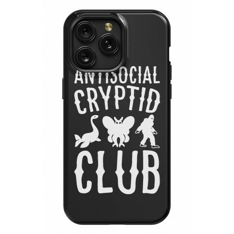 Antisocial Cryptid Club Phone Case