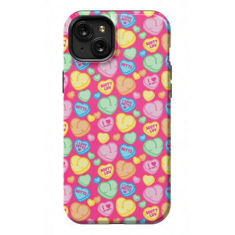 Candy Heart Butts Phone Case