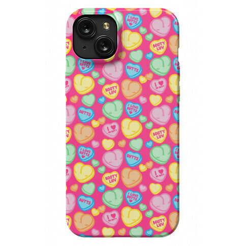 Candy Heart Butts Phone Case