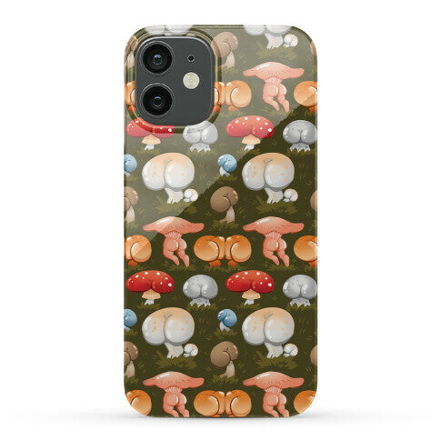 Butt Mushroom Pattern Phone Case