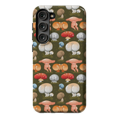 Butt Mushroom Pattern Phone Case