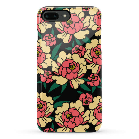 Traditional Tattoo Peony Red Phone Case