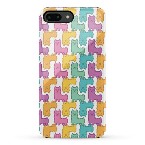 Pastel Llama Pattern Phone Case