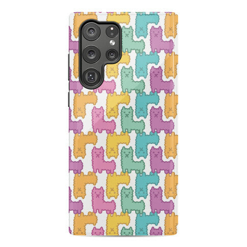 Pastel Llama Pattern Phone Case