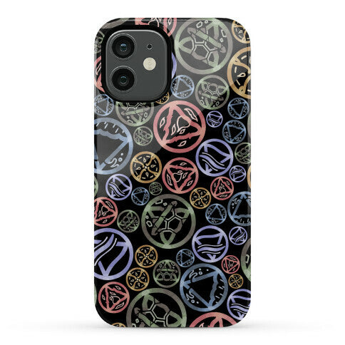 Witch's Elements Dark Pattern Phone Case
