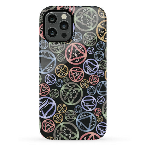 Witch's Elements Dark Pattern Phone Case