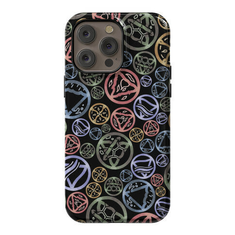 Witch's Elements Dark Pattern Phone Case