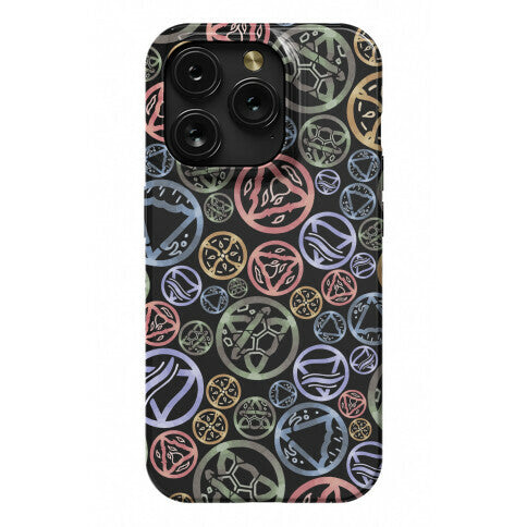 Witch's Elements Dark Pattern Phone Case