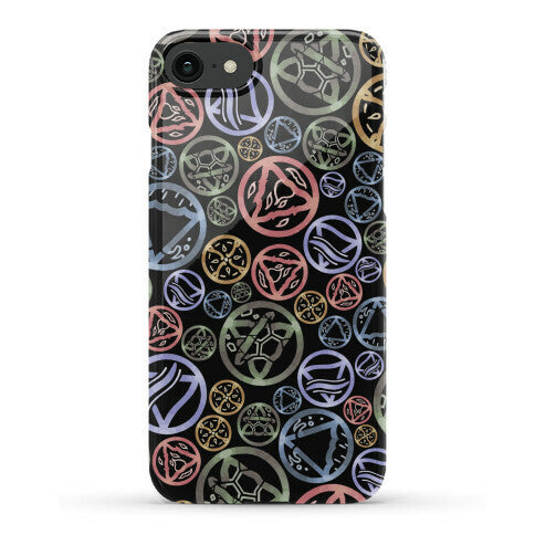 Witch's Elements Dark Pattern Phone Case