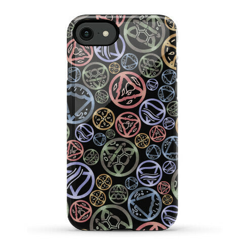 Witch's Elements Dark Pattern Phone Case