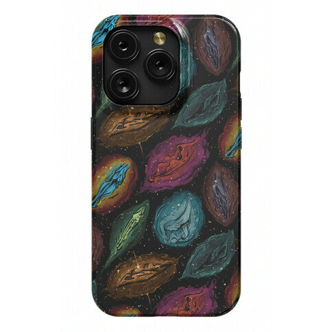 Cosmic Vulva Pattern Phone Case